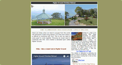 Desktop Screenshot of highergroundretreat.com