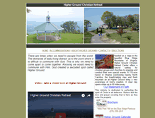 Tablet Screenshot of highergroundretreat.com